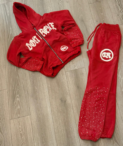Red Solo Steppin’ Pants